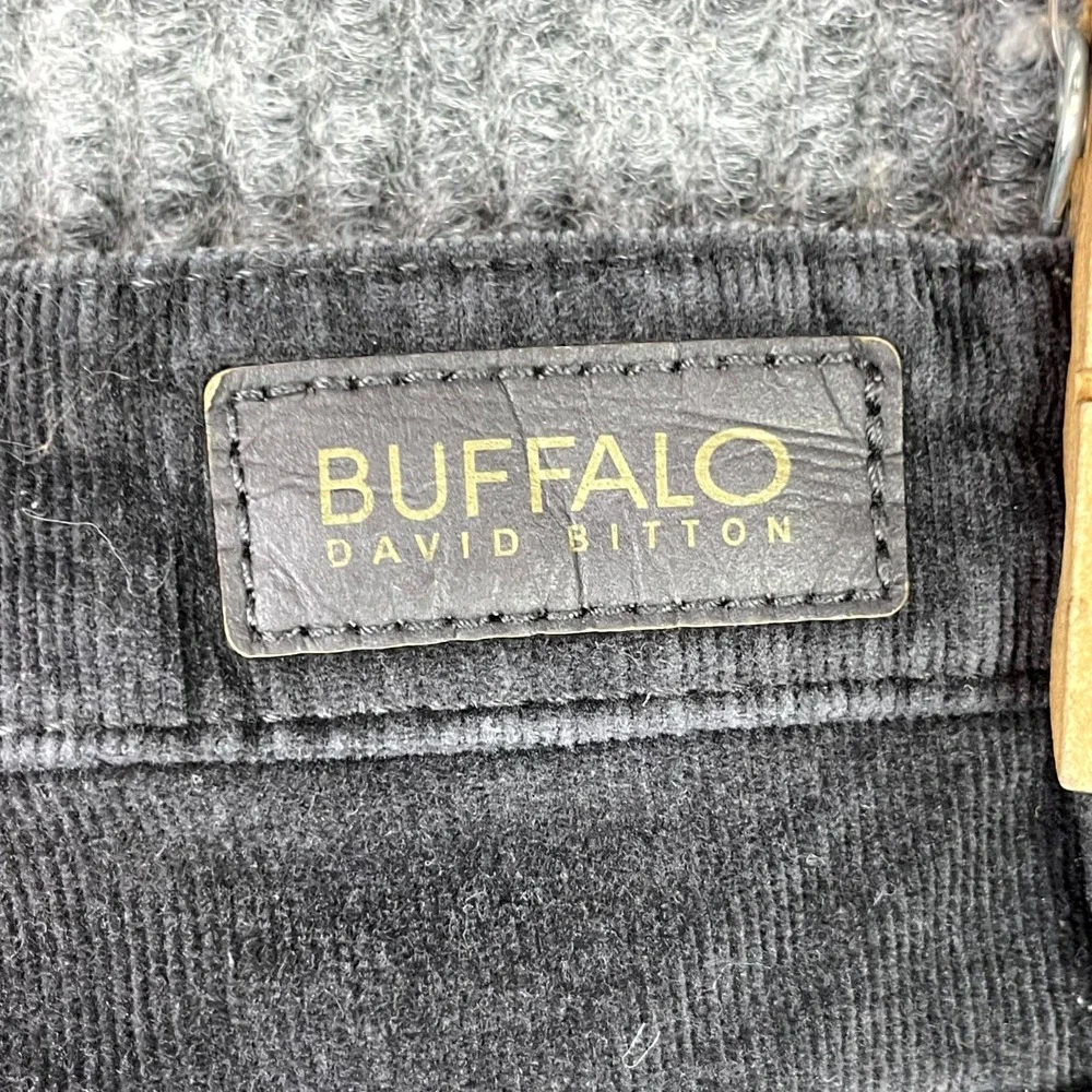 Buffalo David Bitton Supreme Corduroy Skinny Jeans Womens 10/30 Stretch Grunge